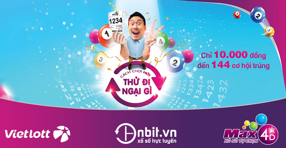 CÁCH CHƠI VÀ CƠ CẤU GIẢI THƯỞNG MAX4D VIETLOTT CÁCH CHƠI VÀ CƠ CẤU GIẢI THƯỞNG MAX4D VIETLOTT