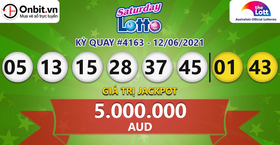 Cập nhật kết quả xổ số Úc Saturday Lotto hôm nay ngày 12/06/2021