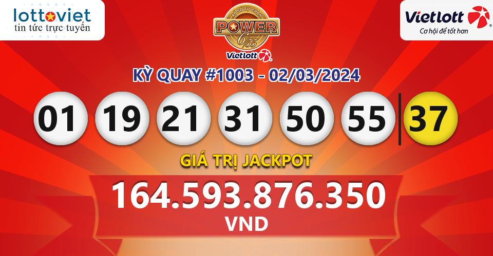 Cập nhật kết quả xổ số Vietlott Power 6/55 hôm nay ngày 02/03/2024