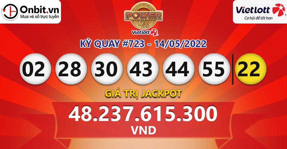 Cập nhật kết quả xổ số Vietlott Power 6/55 hôm nay ngày 14/05/2022